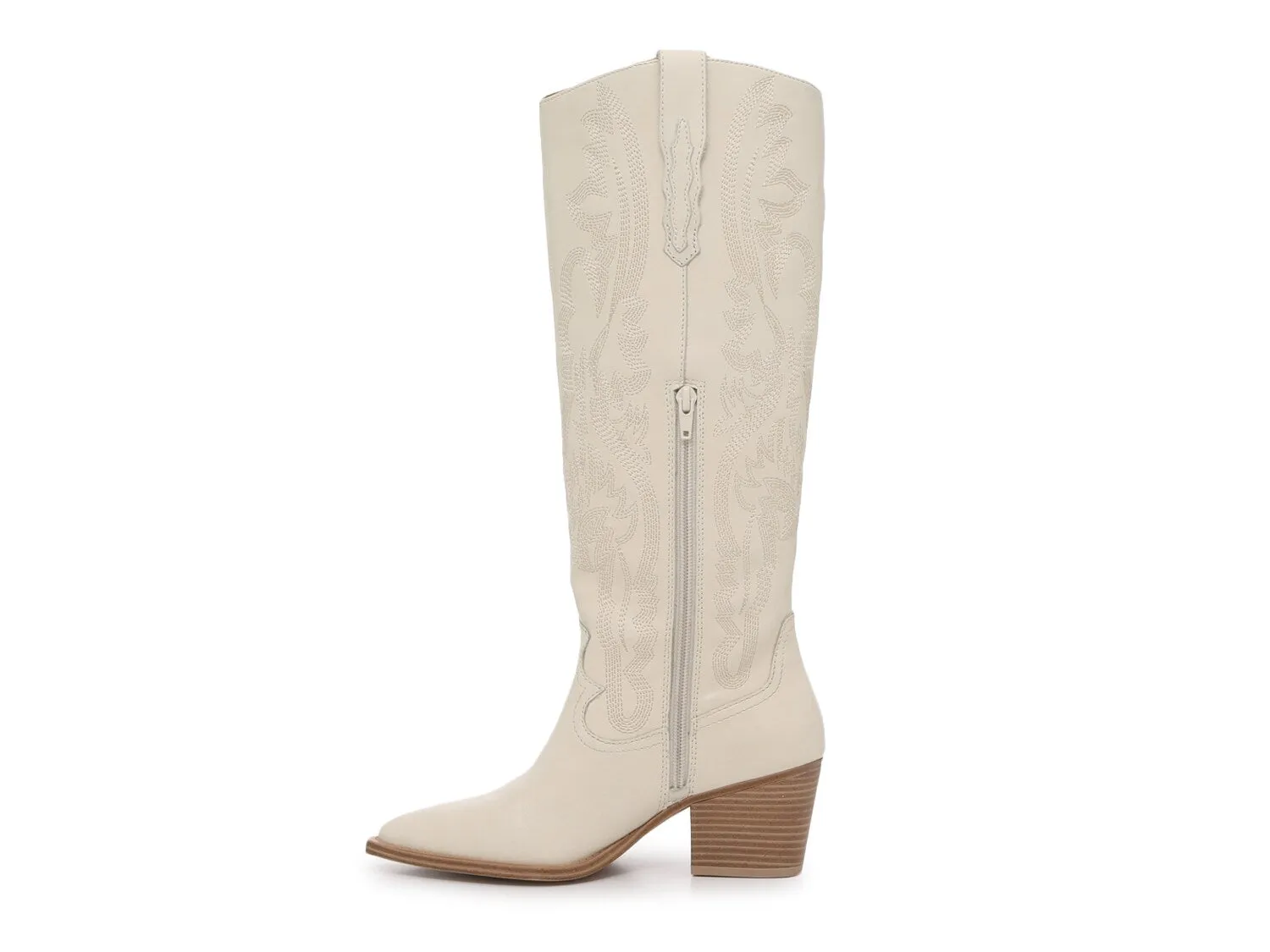 Crown Vintage Sila Western boots, milky