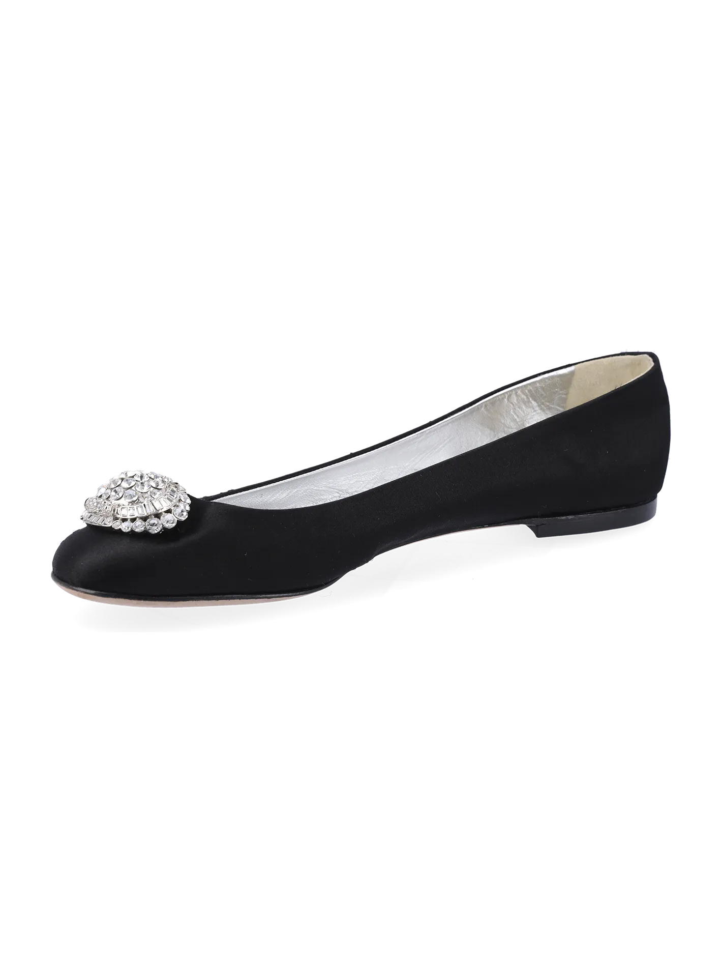 crystal-embellished ballet flats