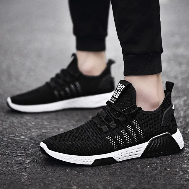 Designer Men's Casual Breathable Mesh Comfortable Walking Footwear Male Running Sport Shoes Sneakers