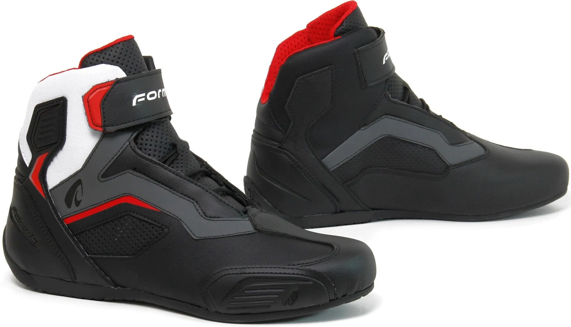 Forma Stinger Flow Motorcycle Boots, Black/Red/White