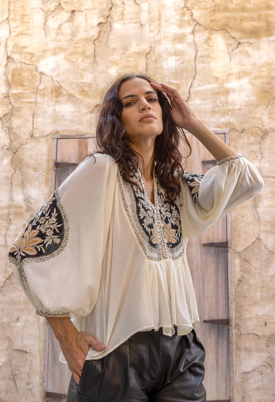 Francine Blouse White