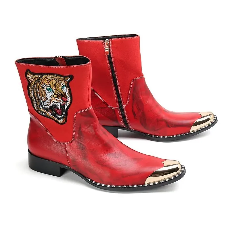 LeatherLuxe Classy Dress Boots