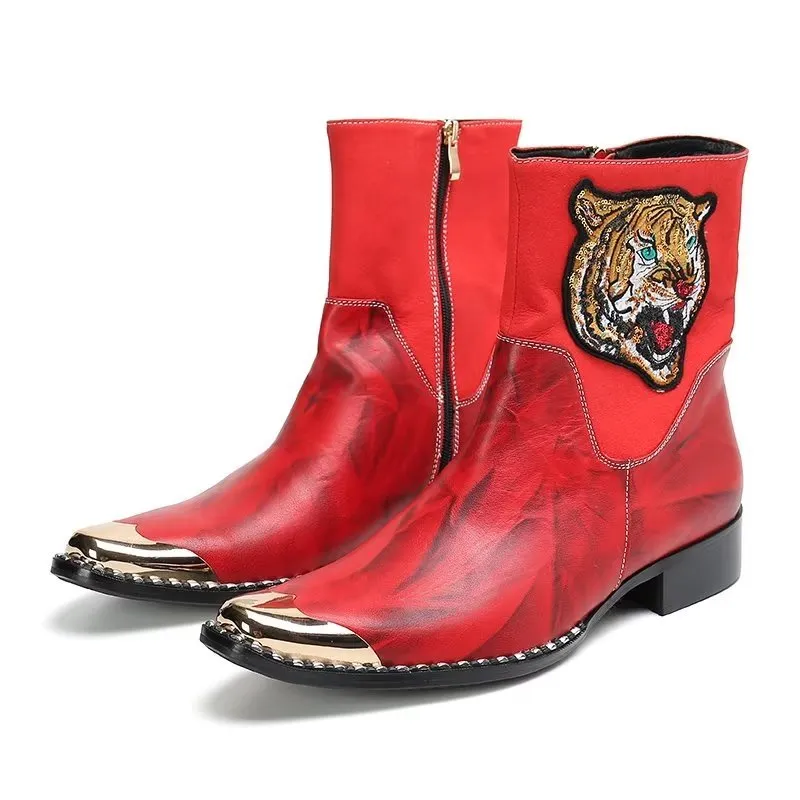 LeatherLuxe Classy Dress Boots