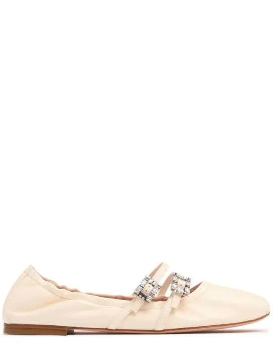 Roger Vivier   5mm Mini Strap leather ballerina flats 