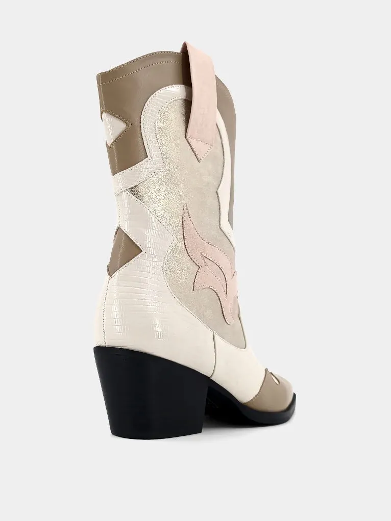 Solana Shimmer Western Boot