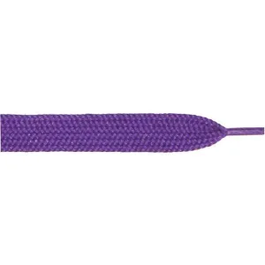Wholesale Thick Flat 3/4" - Purple (12 Pair Pack) Shoelaces